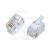 RJ10 Unshielded Modular Plugs for Flat Cable (Pack of 10)