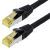 15.0m CAT6a S-FTP PiMF LS0H (10 Gigabit) Network Patch Cable - Black