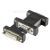 VGA Plug to DVI-I (24+5) Socket Adapter