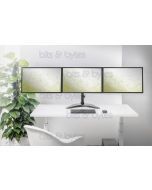 Digitus DA-90402 Triple Desktop Stand for 13-inch to 27-inch & 8 Kgs Monitor