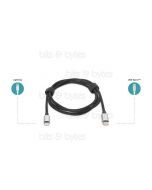 Digitus 1.0m Apple iPhone/iPad Lightning USB Type-C Data/Charger Cable