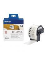 Brother DK-22225 Black on White Continuous Thermal Label Roll (38mm x 30.5m)