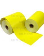 80mm Thermal Paper Roll (80m long - 55gsm) - Yellow - Pack of 5 Rolls