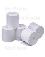 80mm Thermal Paper Roll (80m long - 55gsm) - Pack of 5 Rolls