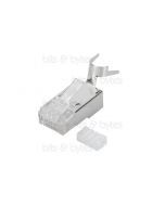 RJ45 CAT6A Shielded Modular Plug for Round Cable