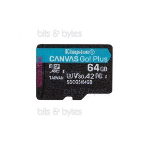 Kingston Canvas Go! 64GB MicroSDXC Class 10 UHS-I Memory Card