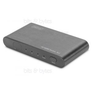 Digitus 3 Port 4K HDMI 2.0 Switch (3 in <> 1 out) with Remote Control