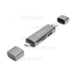 Digitus DA-70886 USB 3.0 / Type-C Multi Card Reader (SD / MicroSD / USB)