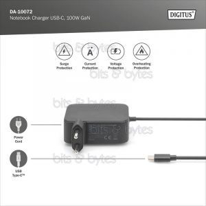 Digitus USB-C Notebook Power Supply - 5V to 20V / 5A max (100W)
