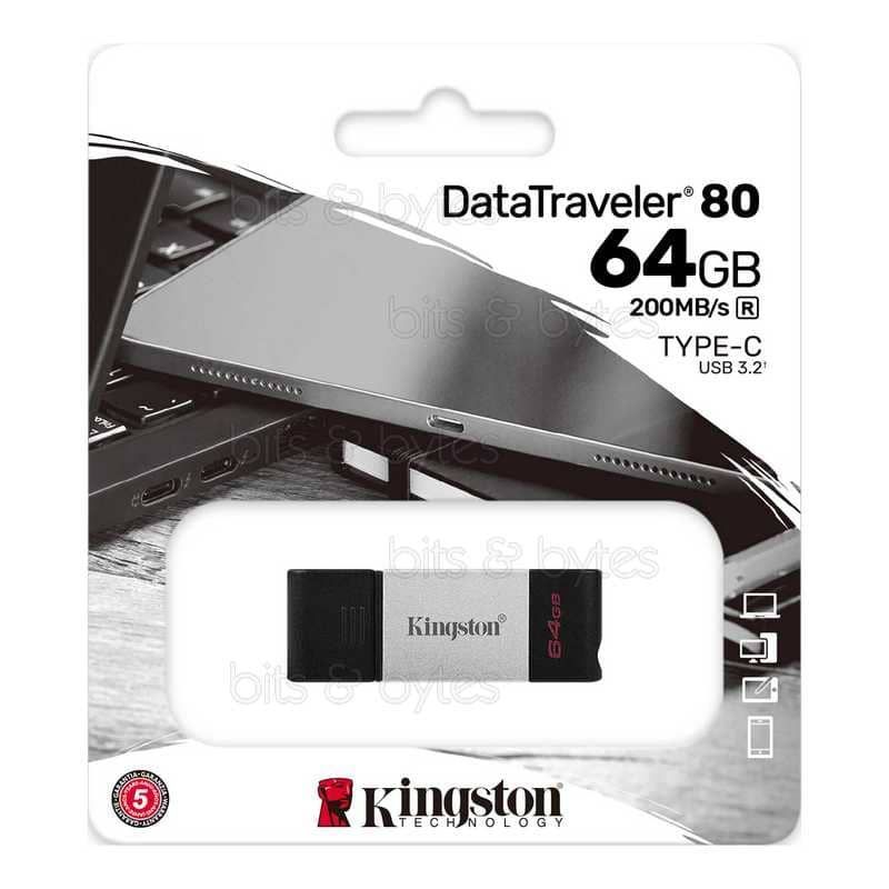 Kingston DataTraveler 80 64GB USB Type-C Pen Drive
