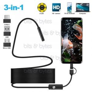 Snake Inspection Endoscope Camera - 10m USB Cable