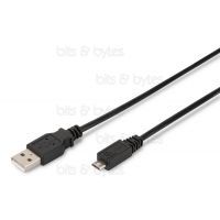 1.0m USB 2.0 Plug A to Micro-B Plug Cable