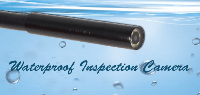 Waterproof inspection camera – long, lean and lit.